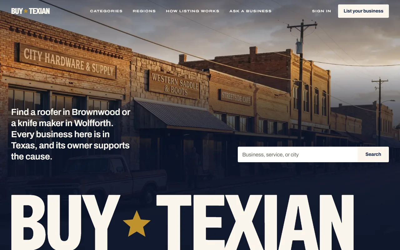 Visit buyTexian: its home page
